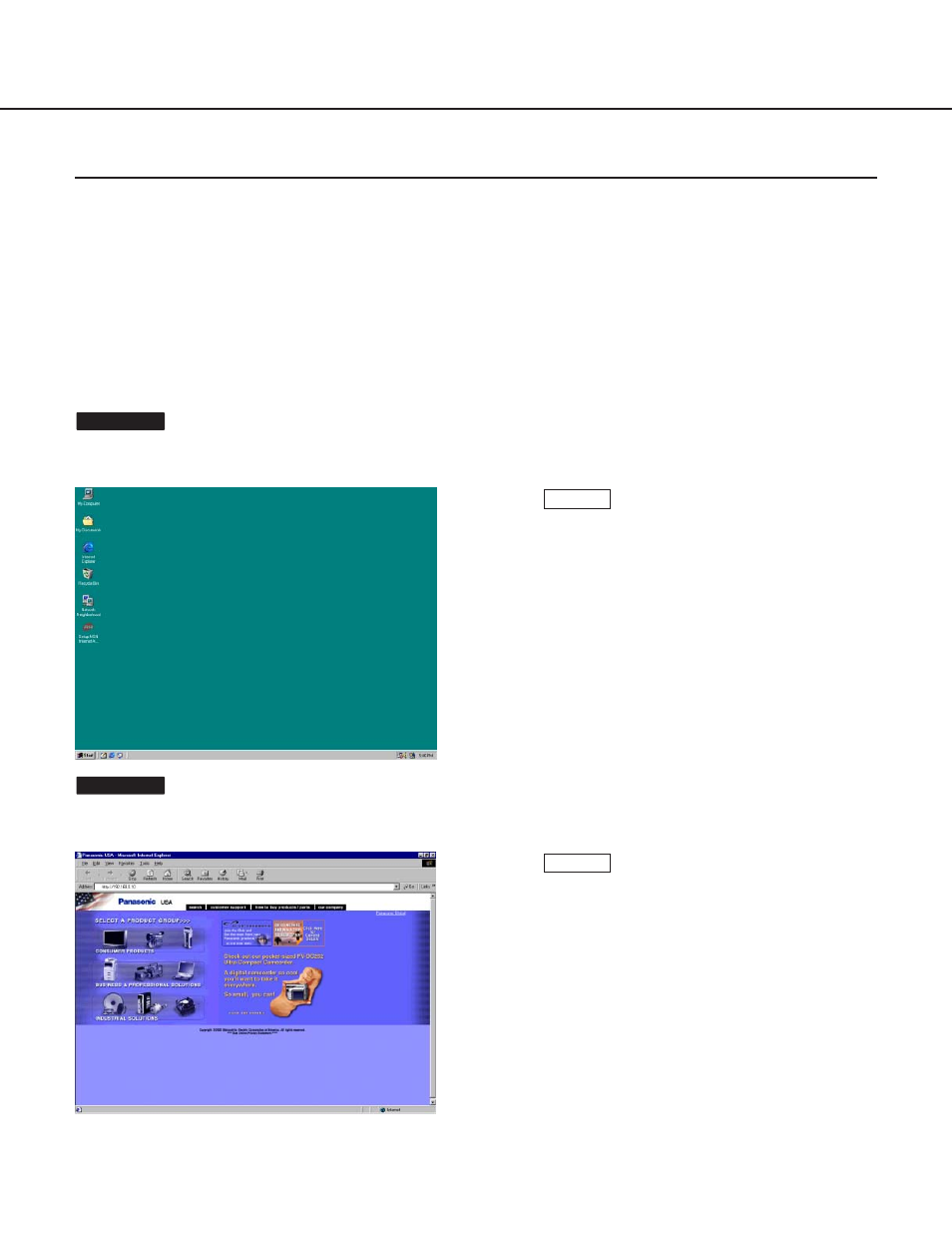 Setup, Network setup of the camera | Philips WV-NM100 User Manual | Page 24 / 76