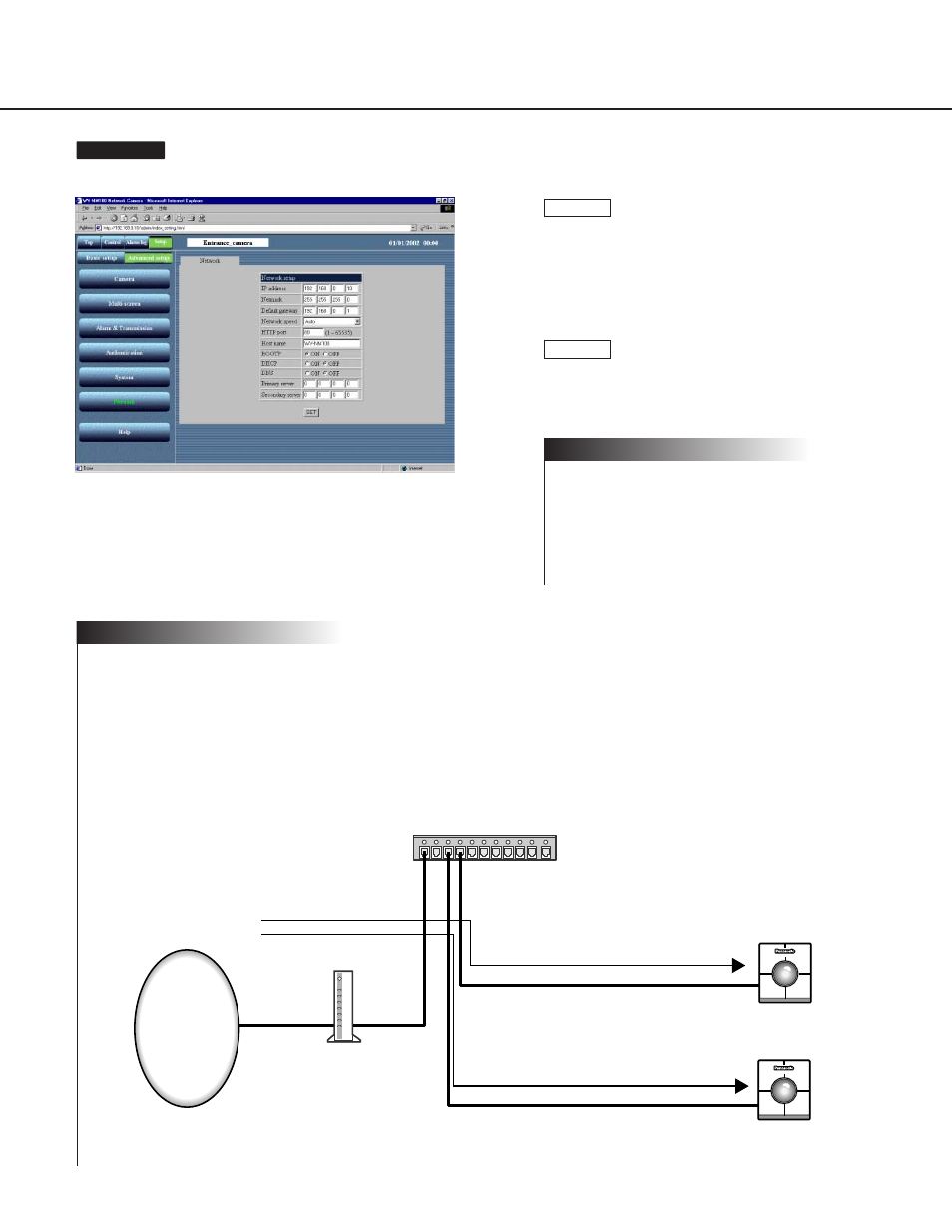 Setup | Philips WV-NM100 User Manual | Page 26 / 76