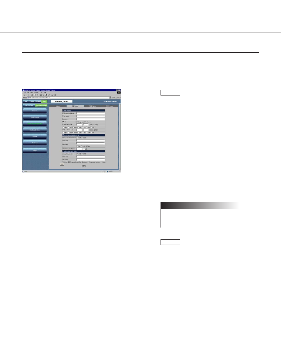 Transferring pictures to the server | Philips WV-NM100 User Manual | Page 52 / 76