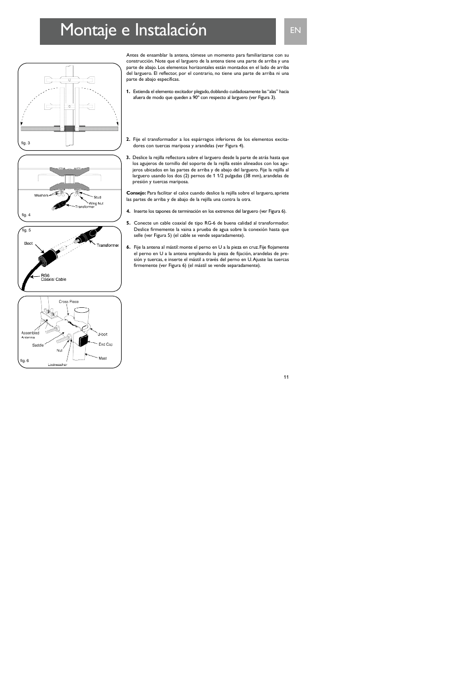 Montaje e instalación | Philips SDV9201/17 User Manual | Page 11 / 16