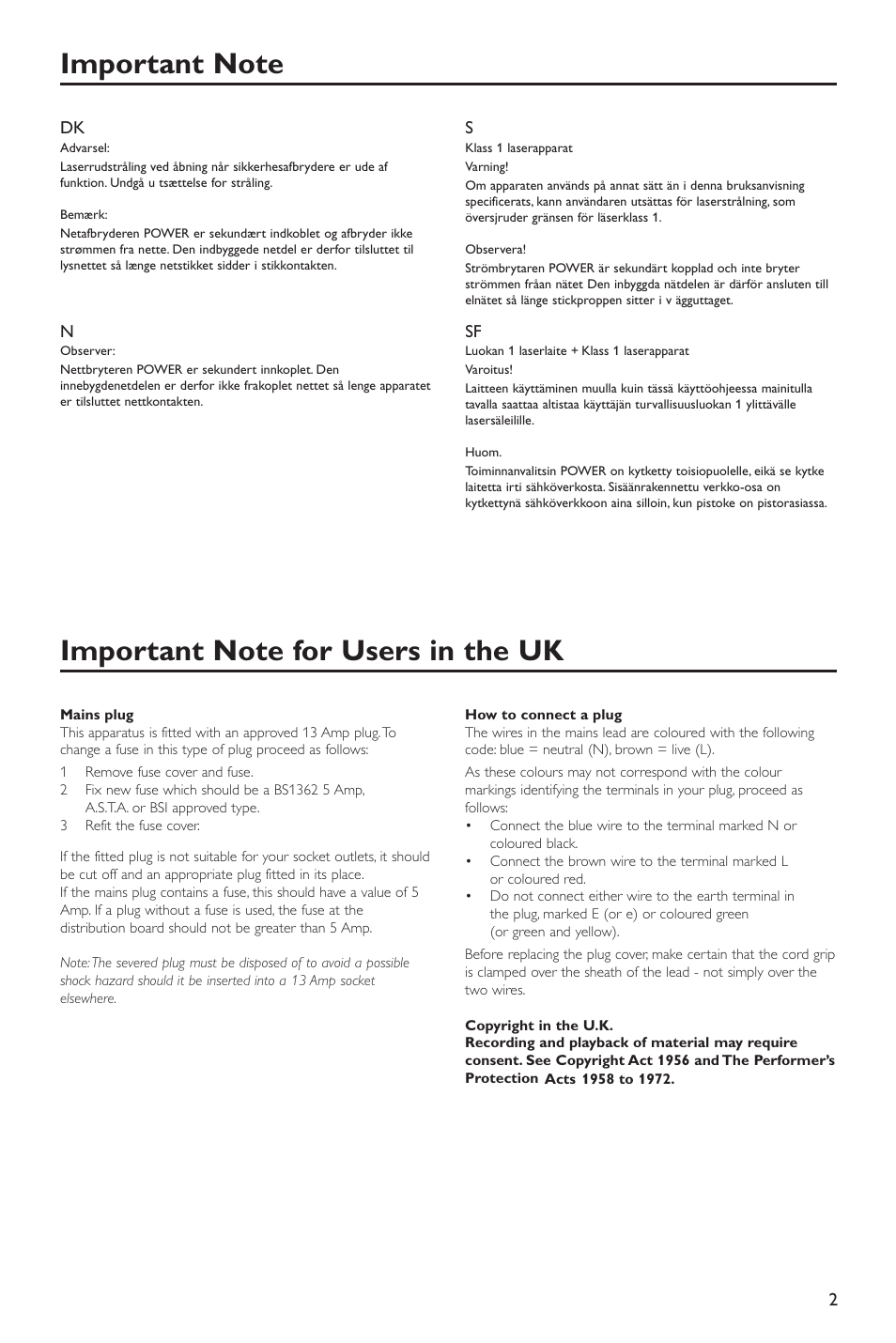 Philips DVD 620 User Manual | Page 2 / 24