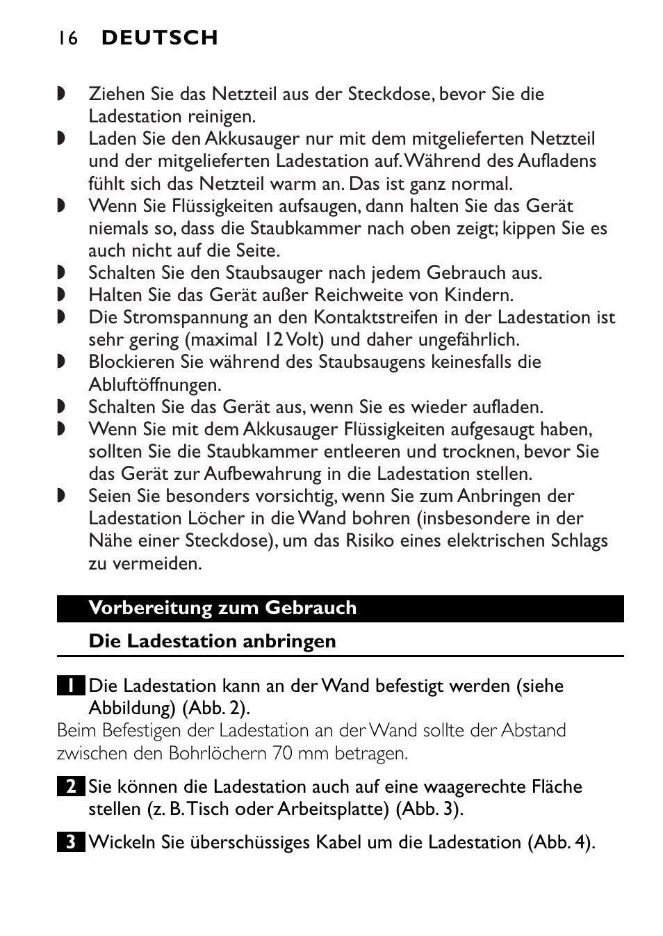 Philips FC6055 User Manual | Page 16 / 124