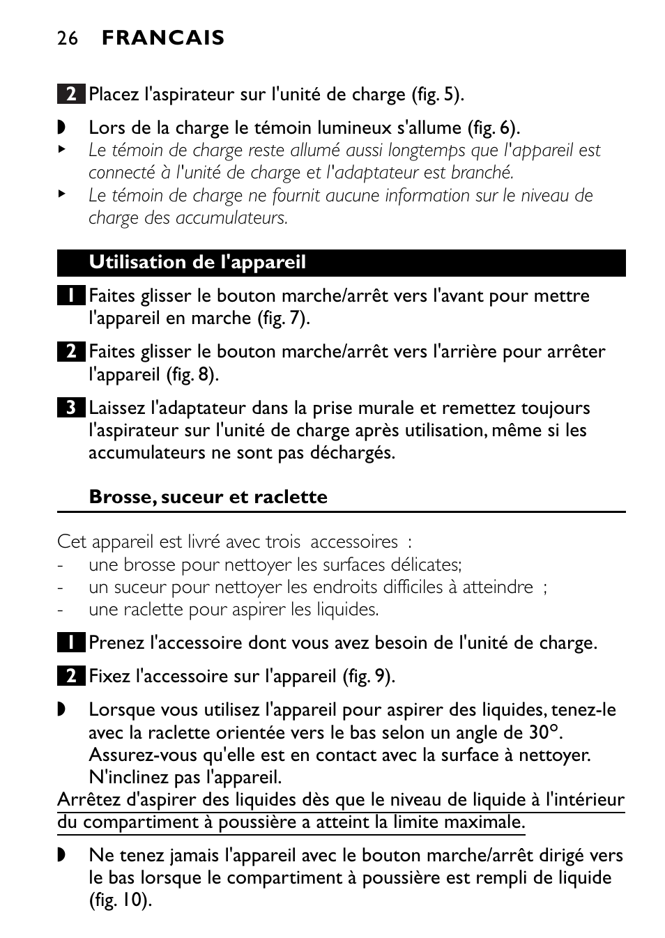 Philips FC6055 User Manual | Page 26 / 124