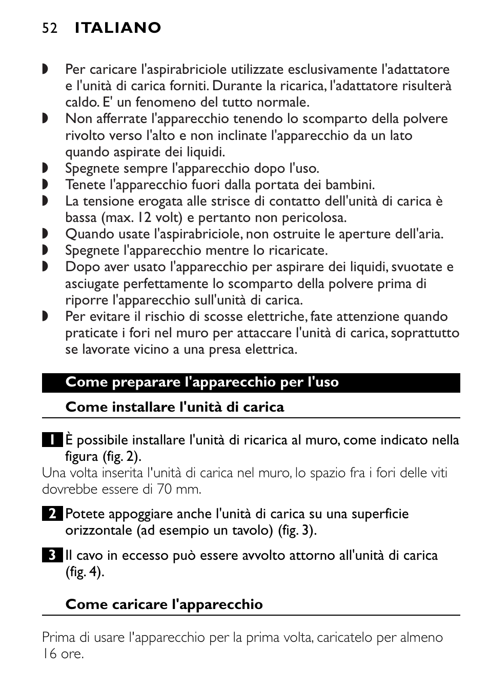 Philips FC6055 User Manual | Page 52 / 124