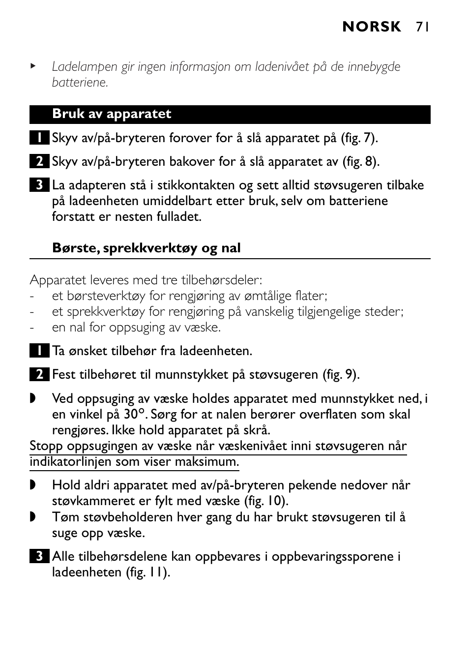 Philips FC6055 User Manual | Page 71 / 124