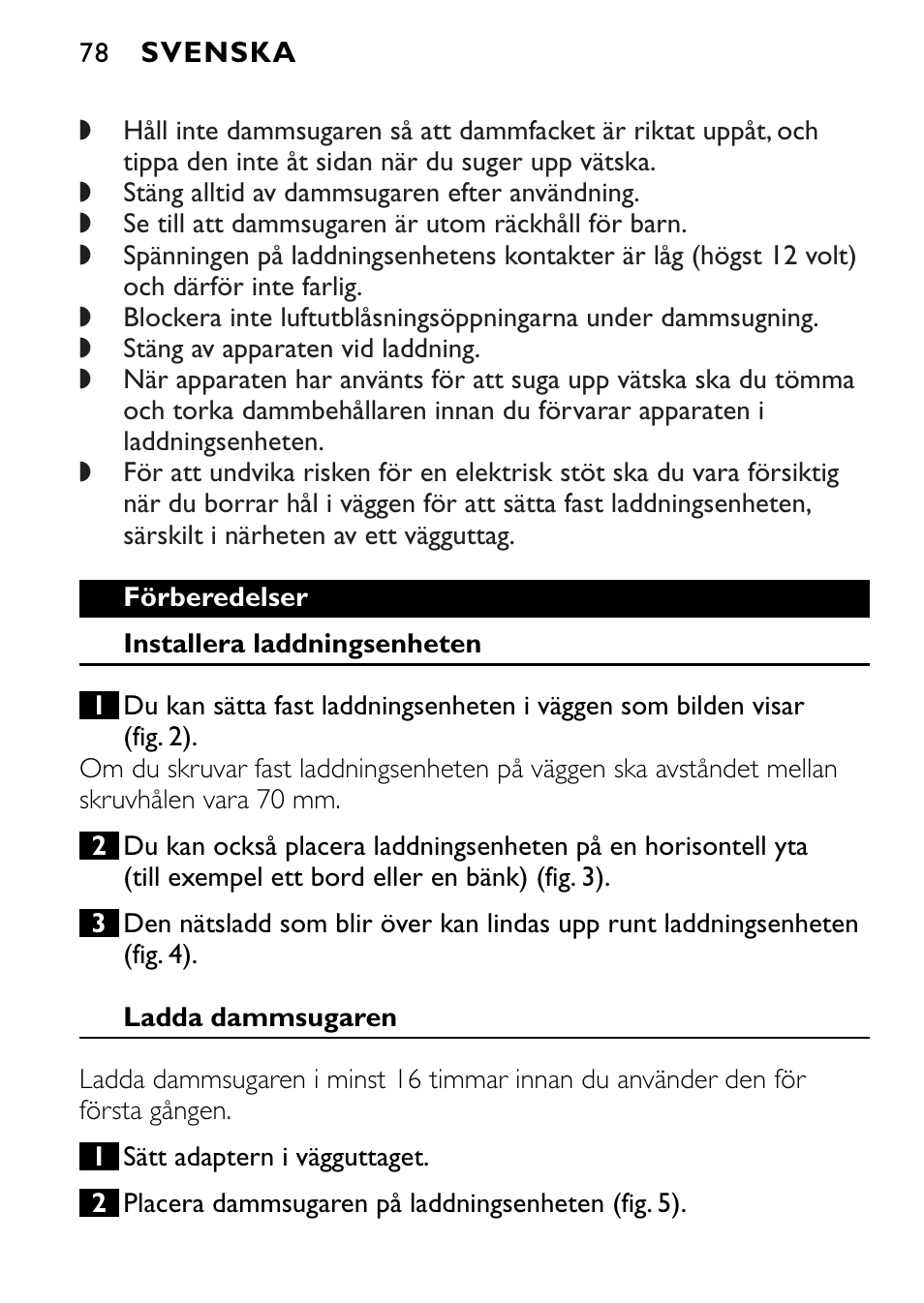 Philips FC6055 User Manual | Page 78 / 124