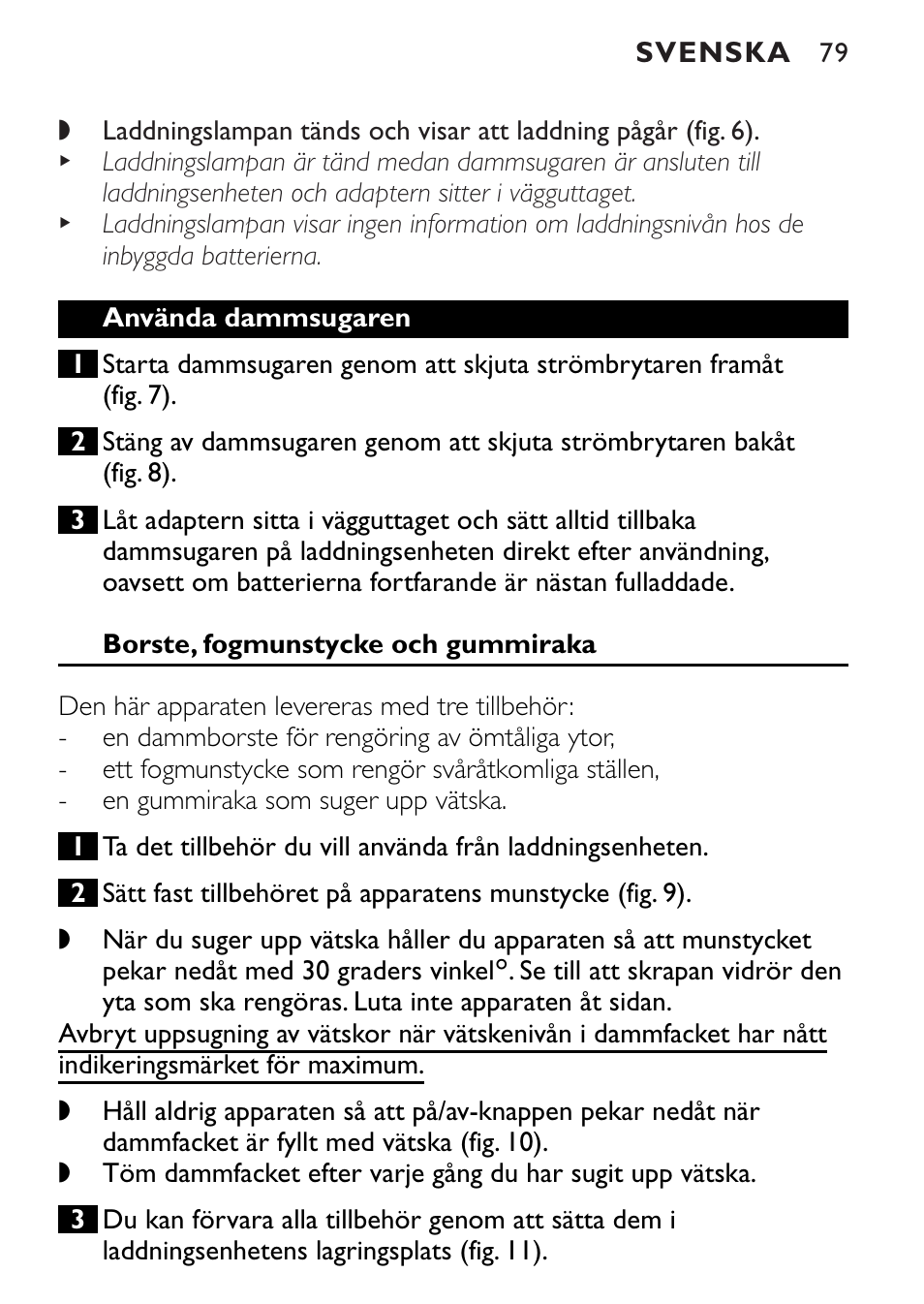 Philips FC6055 User Manual | Page 79 / 124