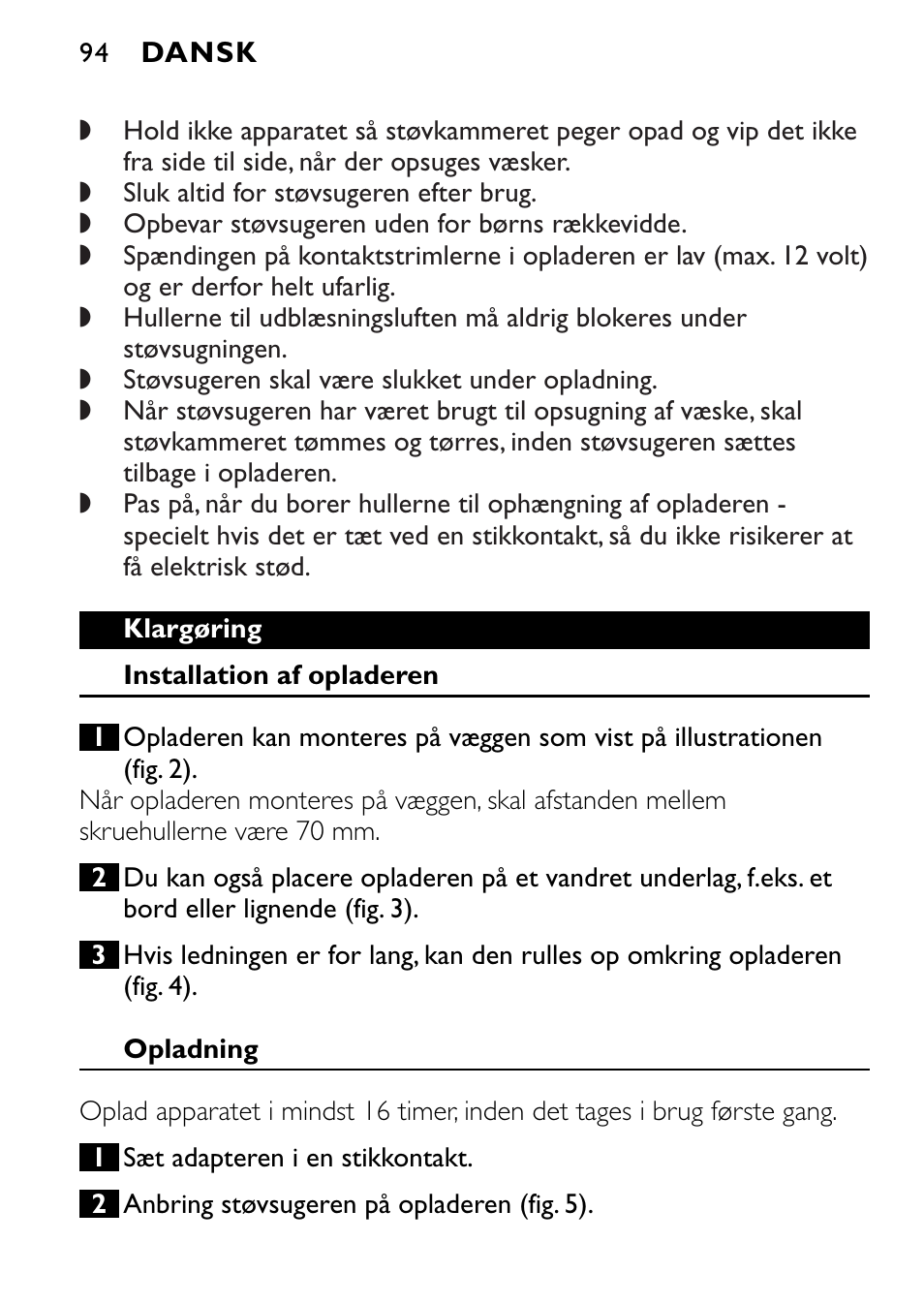 Philips FC6055 User Manual | Page 94 / 124