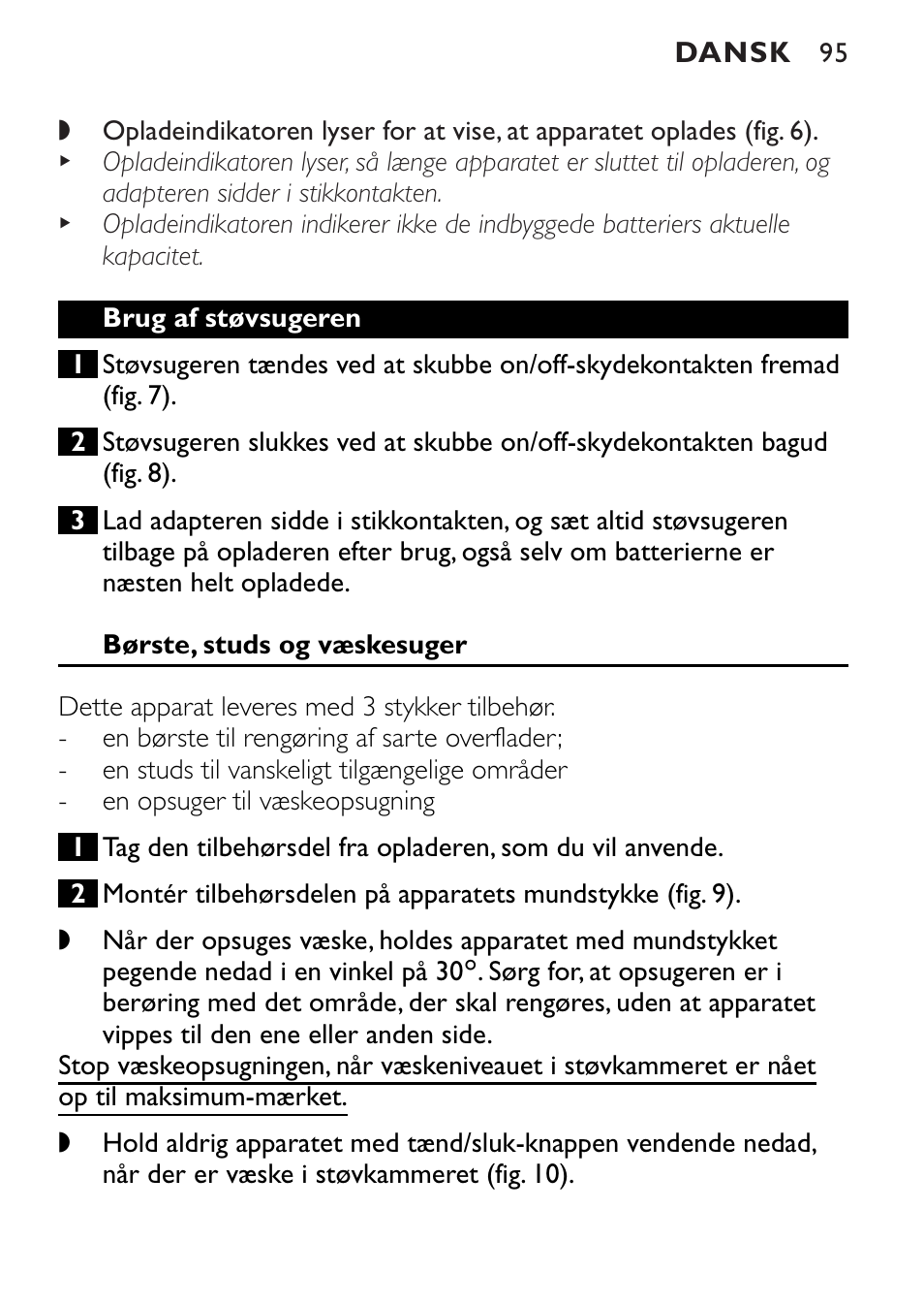 Philips FC6055 User Manual | Page 95 / 124