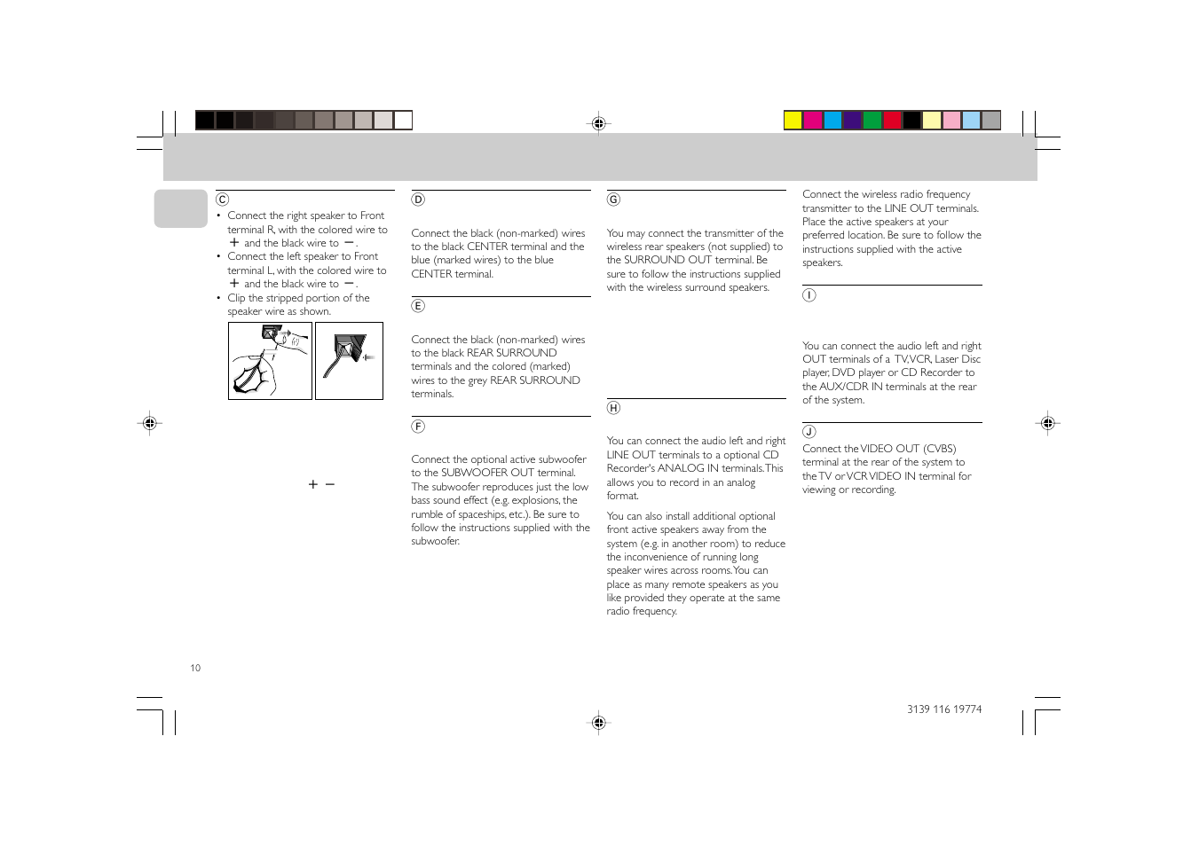 Preparation | Philips FW-D5D User Manual | Page 10 / 43