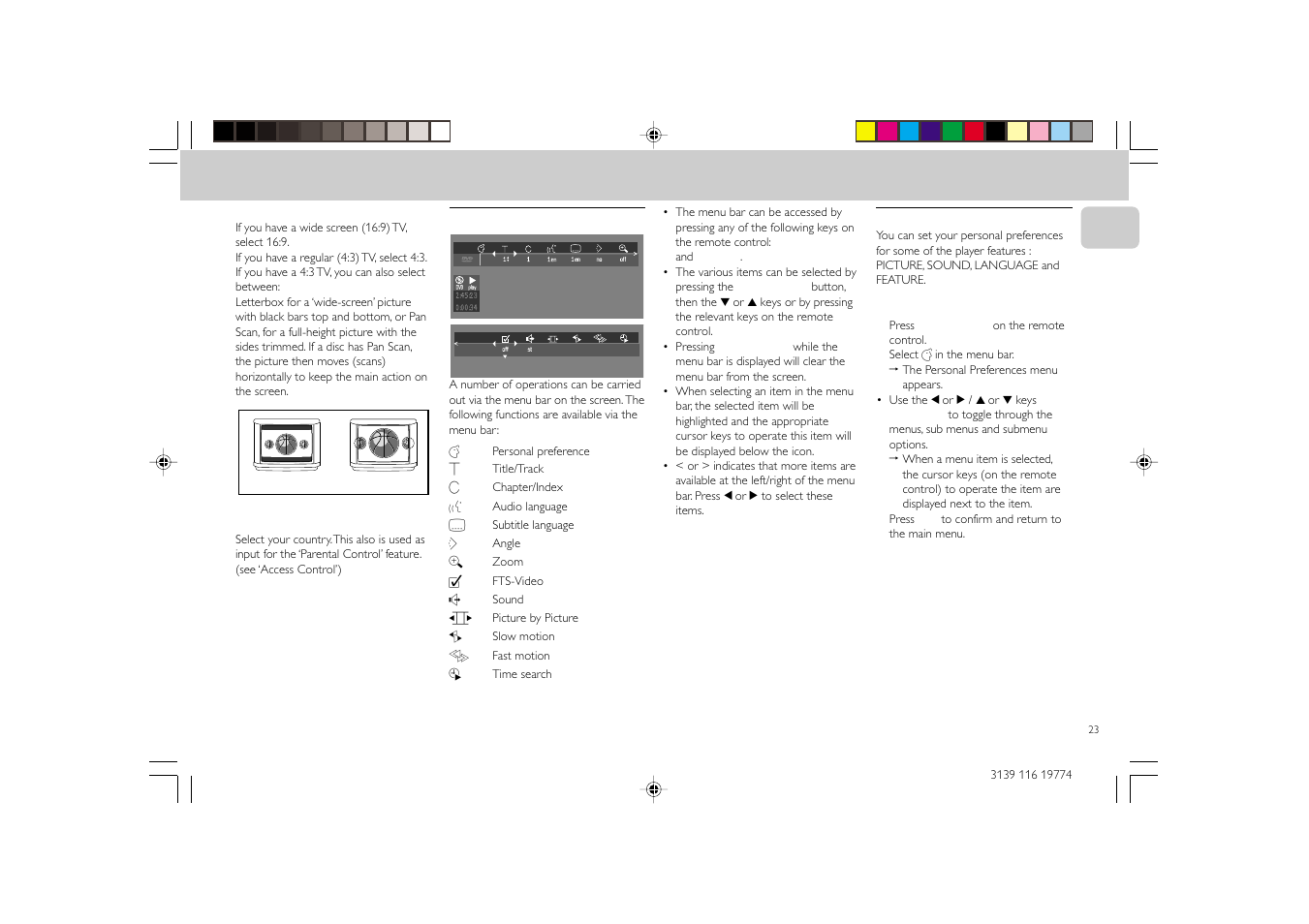 Dvd-video | Philips FW-D5D User Manual | Page 23 / 43