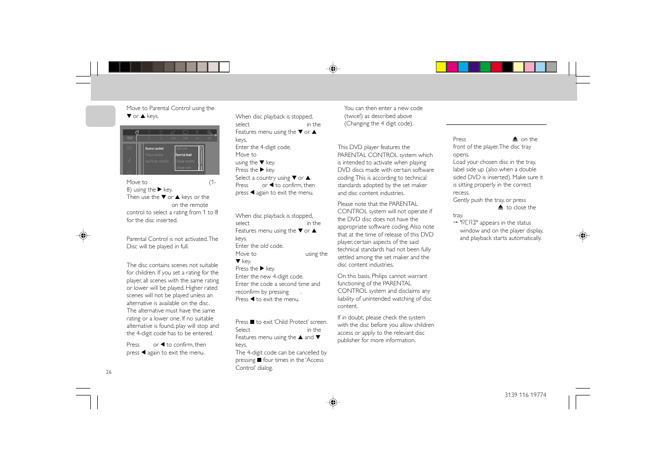 Dvd-video, Operation | Philips FW-D5D User Manual | Page 26 / 43