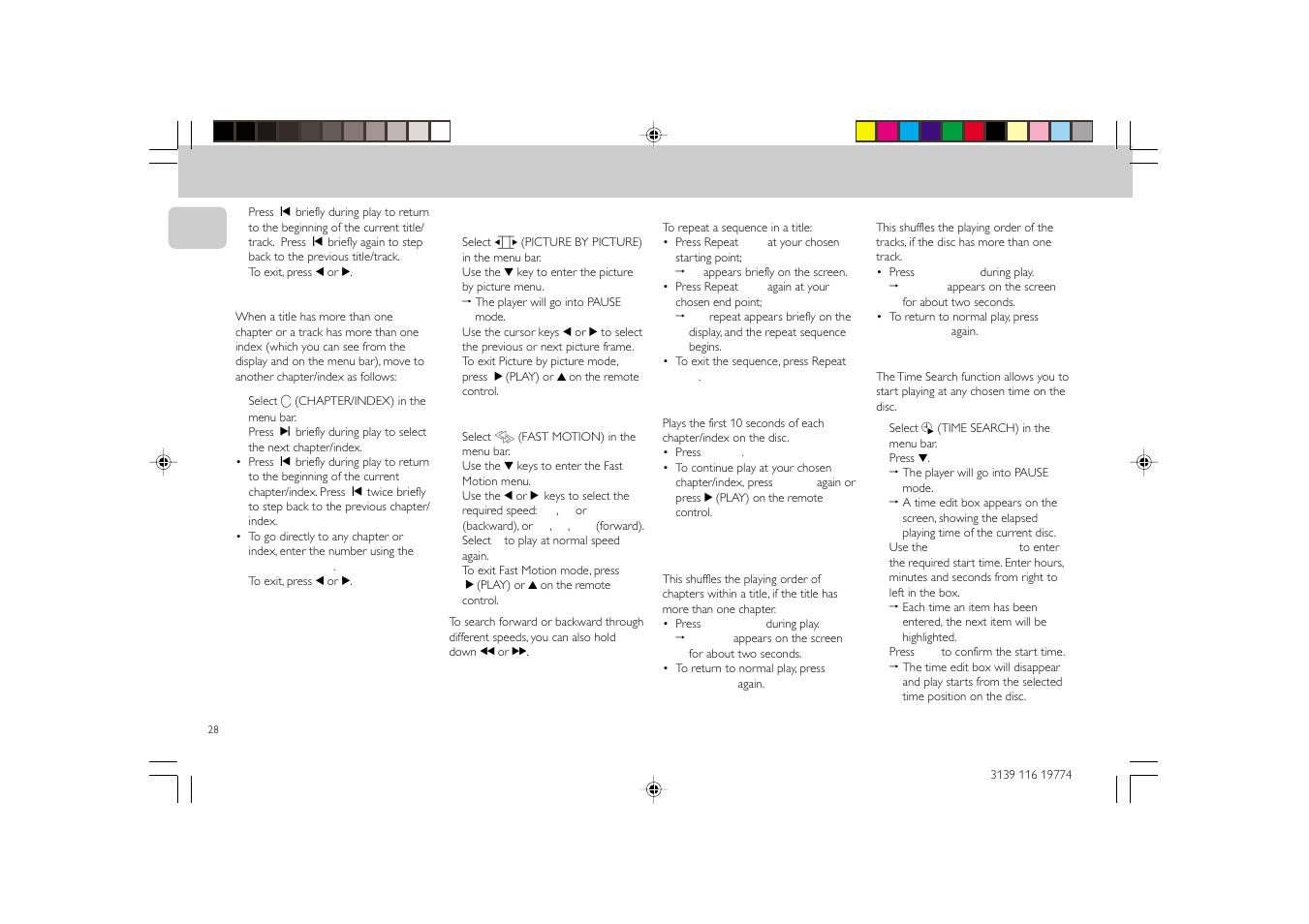 Dvd-video | Philips FW-D5D User Manual | Page 28 / 43