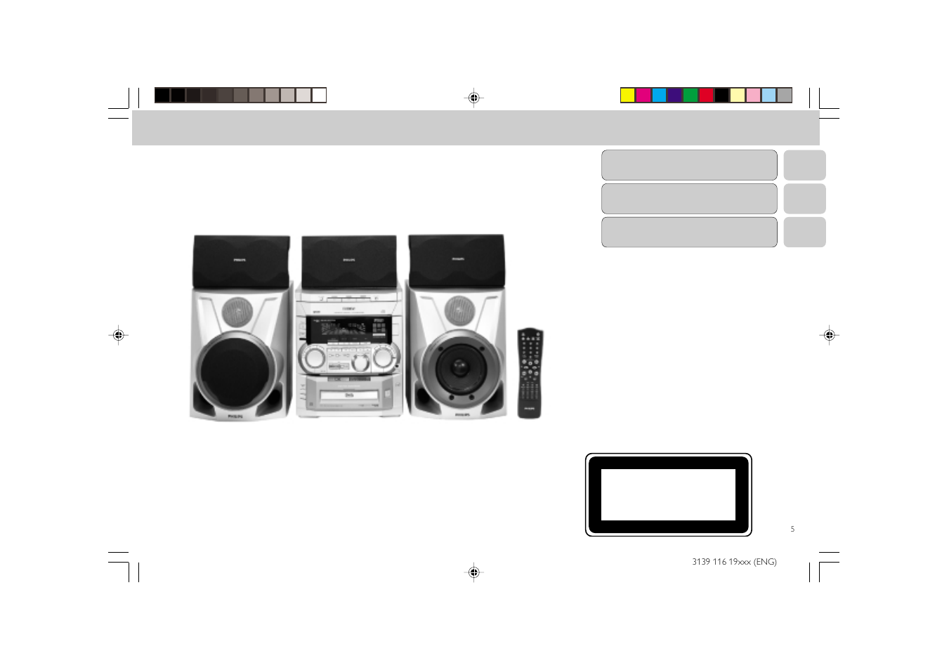 Philips FW-D5D User Manual | Page 5 / 43
