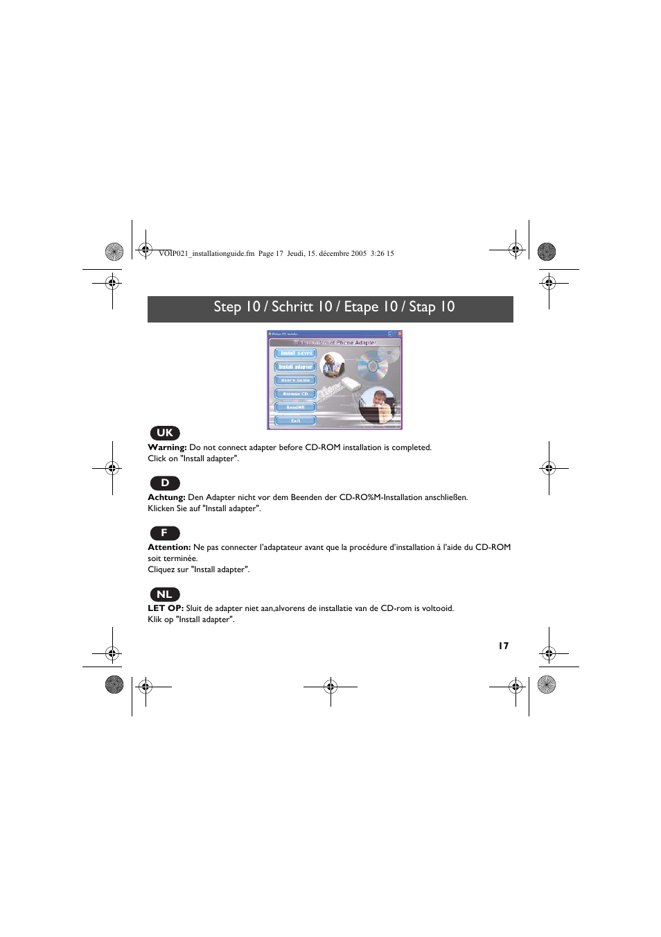 Philips VOIP0211G User Manual | Page 19 / 44