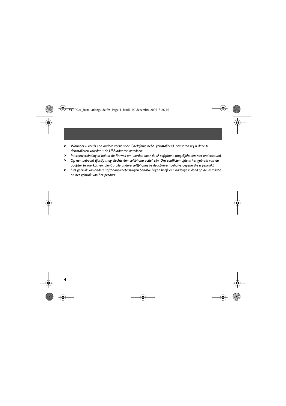 Philips VOIP0211G User Manual | Page 6 / 44