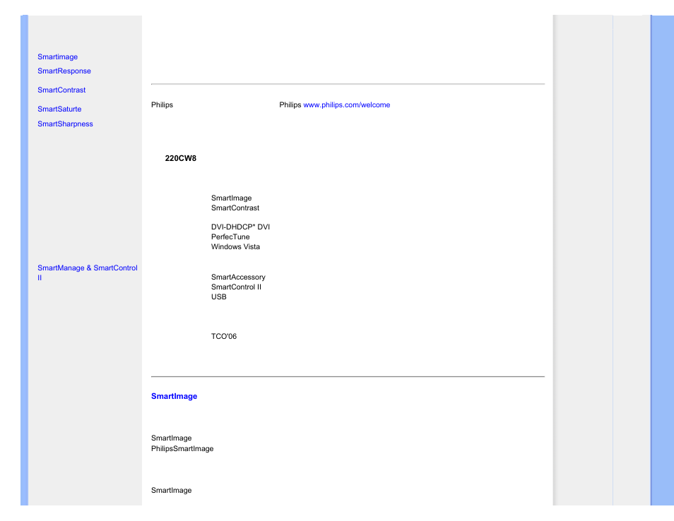 Product information | Philips 220CW User Manual | Page 29 / 107