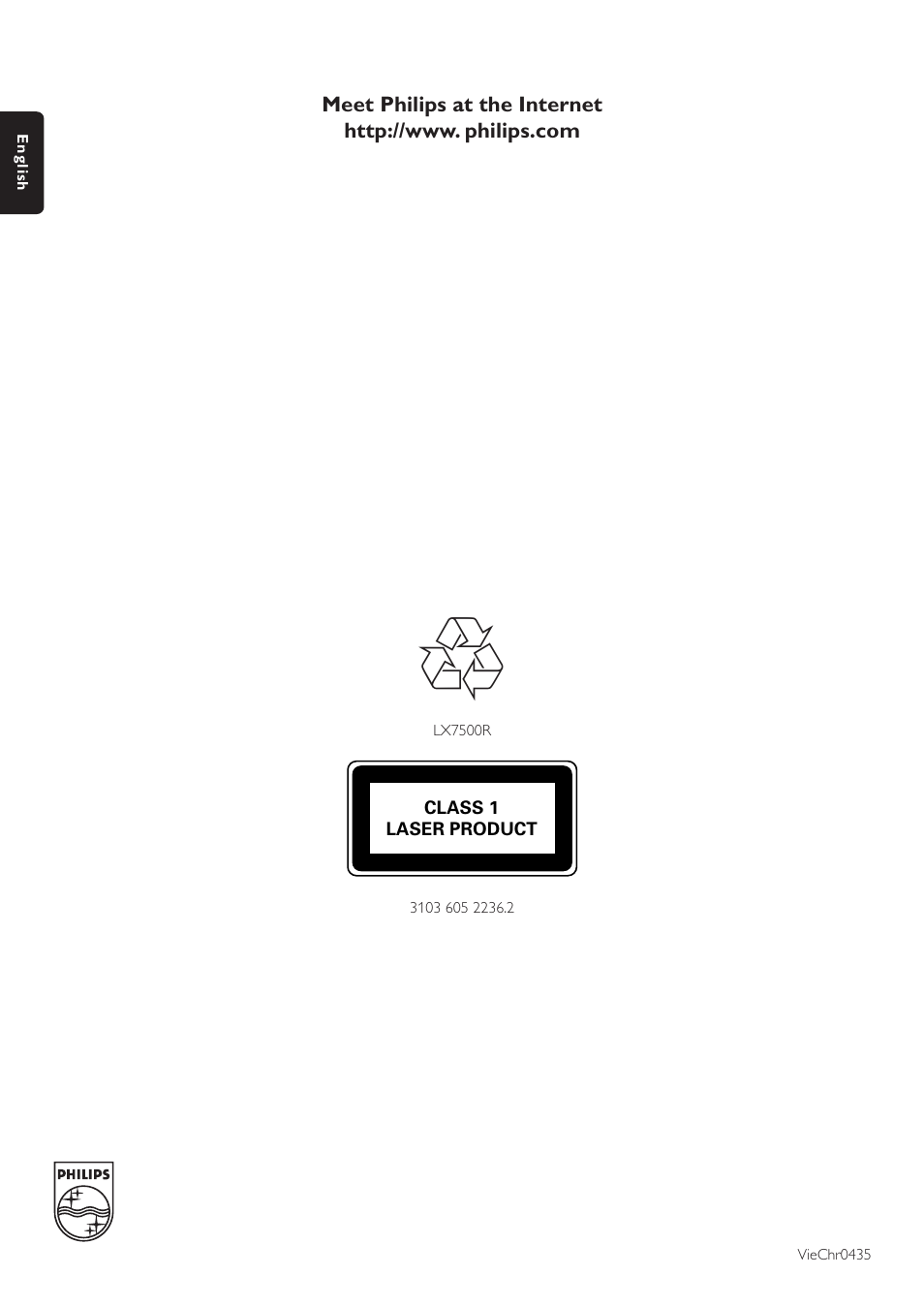 Philips LX7500R User Manual | Page 64 / 70