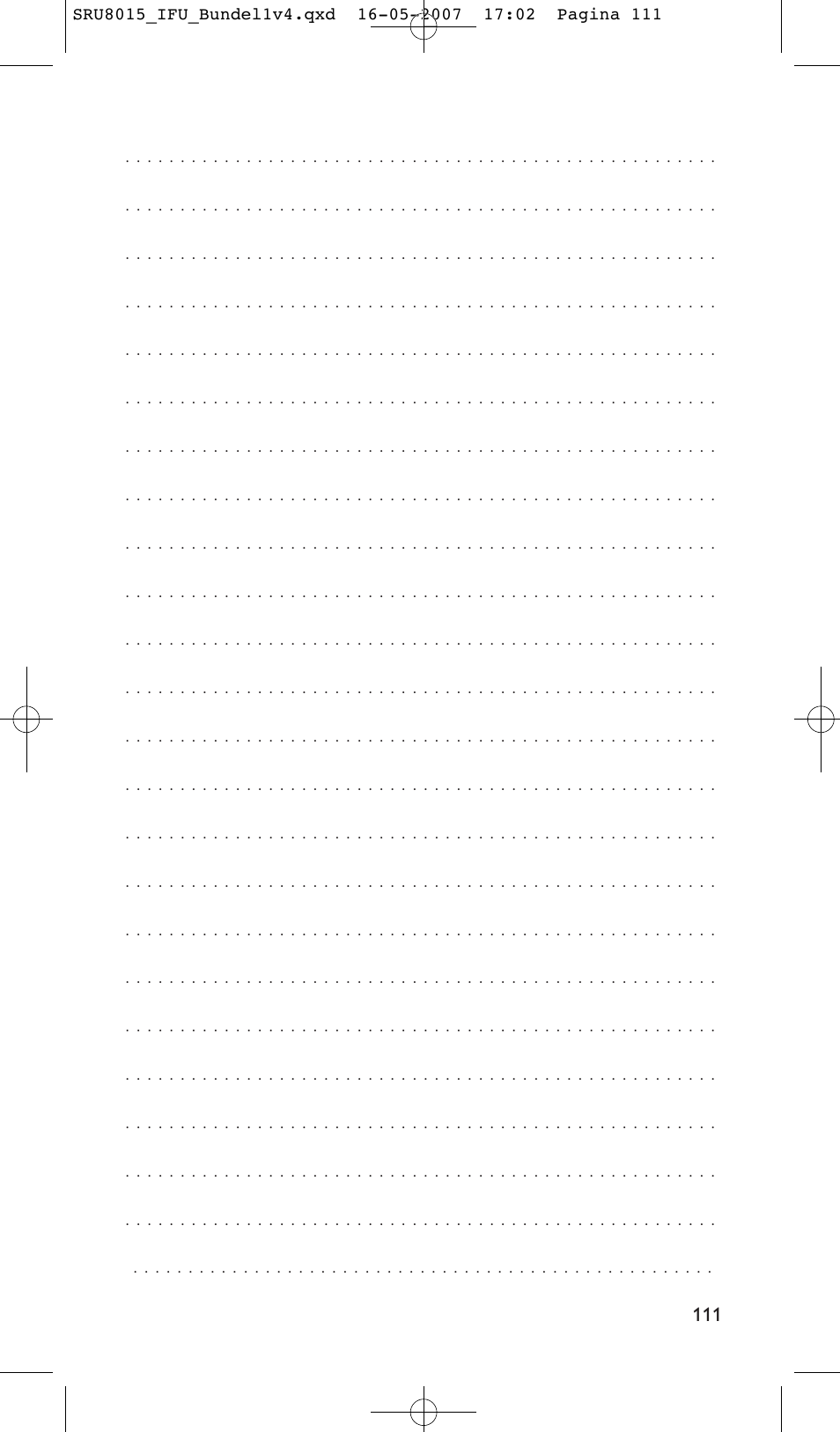 Philips SRU8015 User Manual | Page 111 / 112