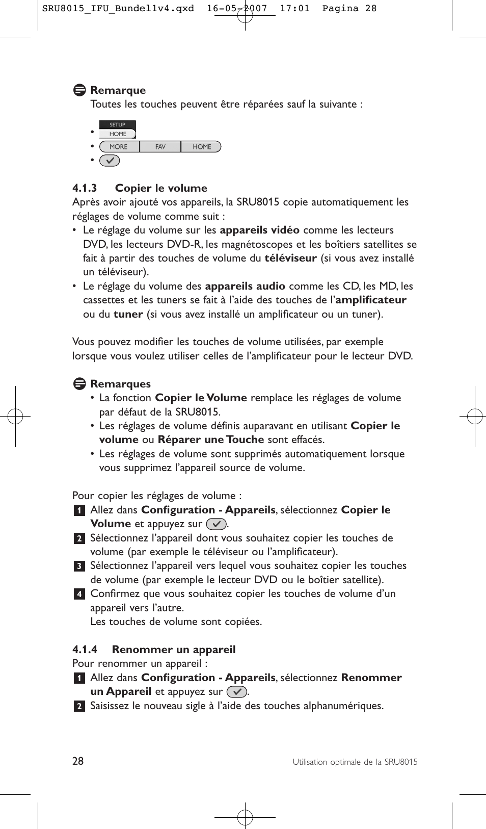 Philips SRU8015 User Manual | Page 28 / 112