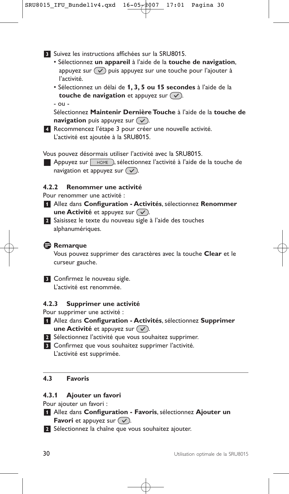 Philips SRU8015 User Manual | Page 30 / 112