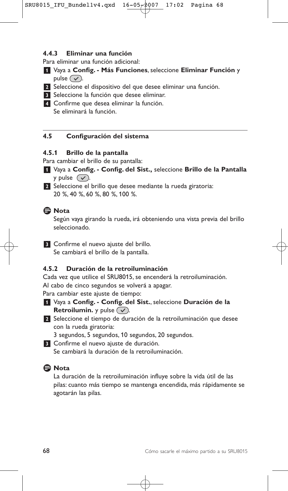 Philips SRU8015 User Manual | Page 68 / 112