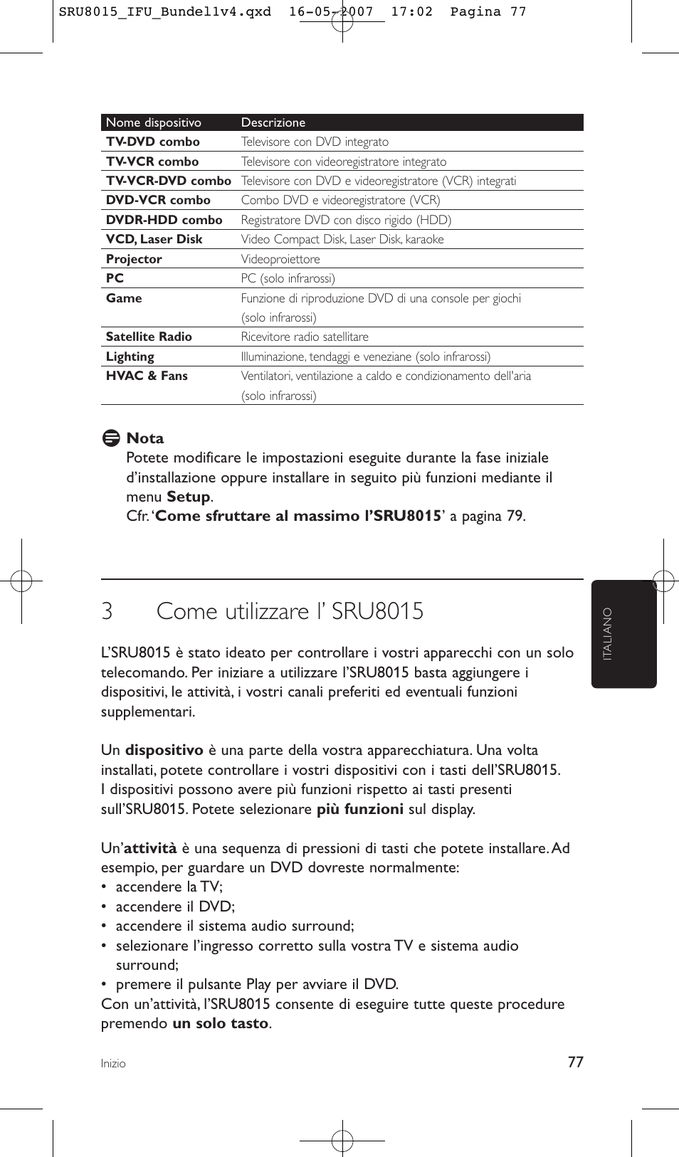 Philips SRU8015 User Manual | Page 77 / 112