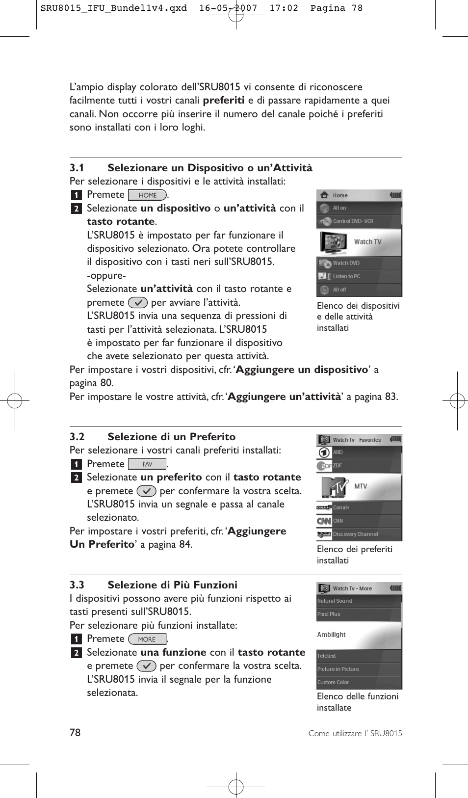 Philips SRU8015 User Manual | Page 78 / 112