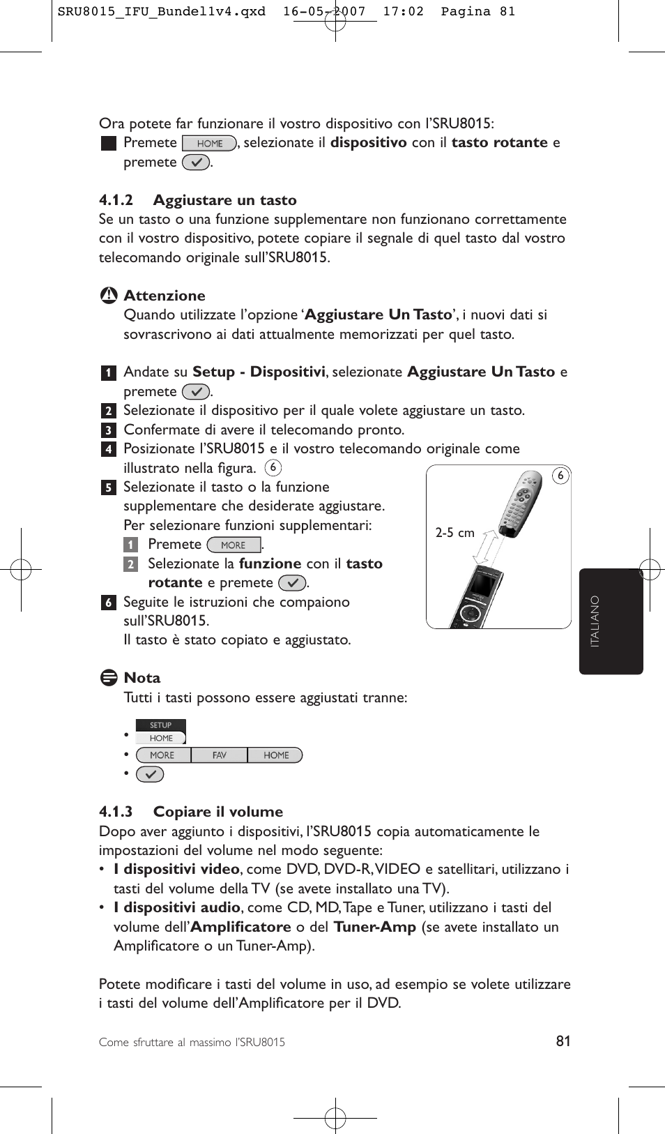 Philips SRU8015 User Manual | Page 81 / 112