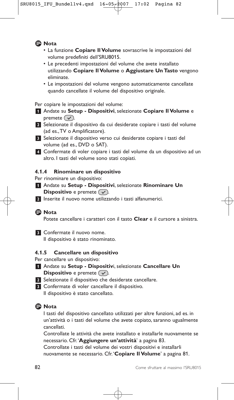 Philips SRU8015 User Manual | Page 82 / 112