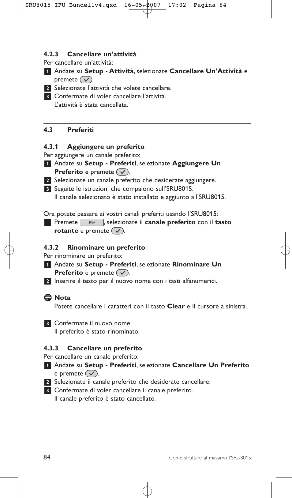 Philips SRU8015 User Manual | Page 84 / 112