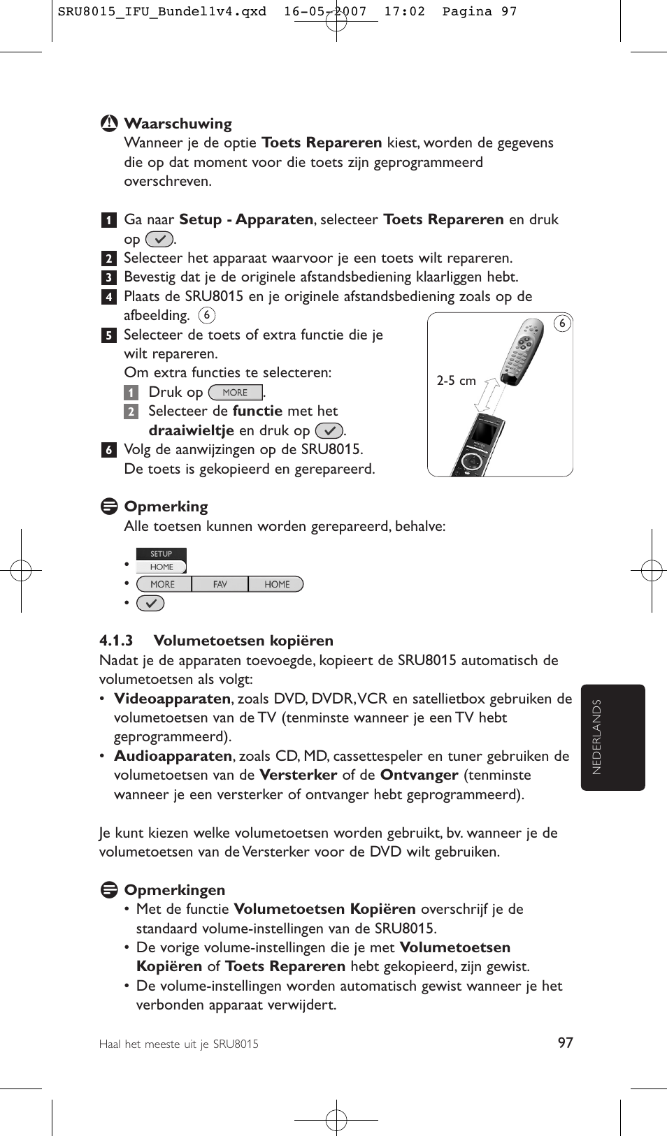Philips SRU8015 User Manual | Page 97 / 112
