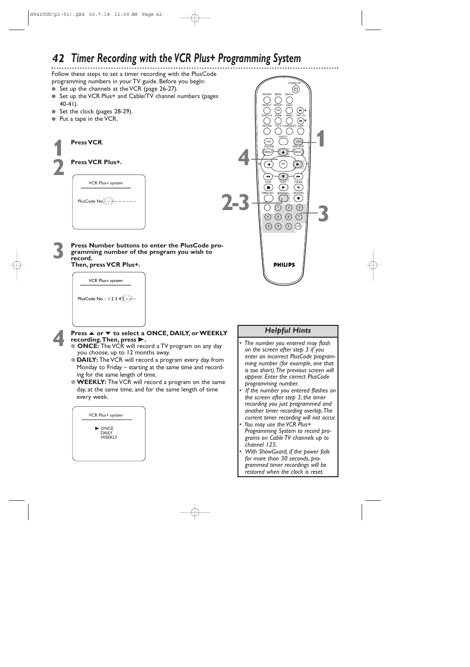 Philips DVD750VR/17 User Manual | Page 42 / 84