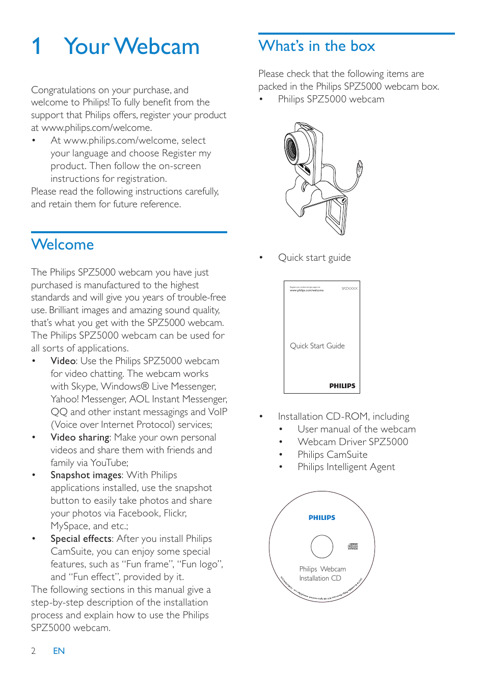 Philips SPZ5000 User Manual | Page 3 / 26