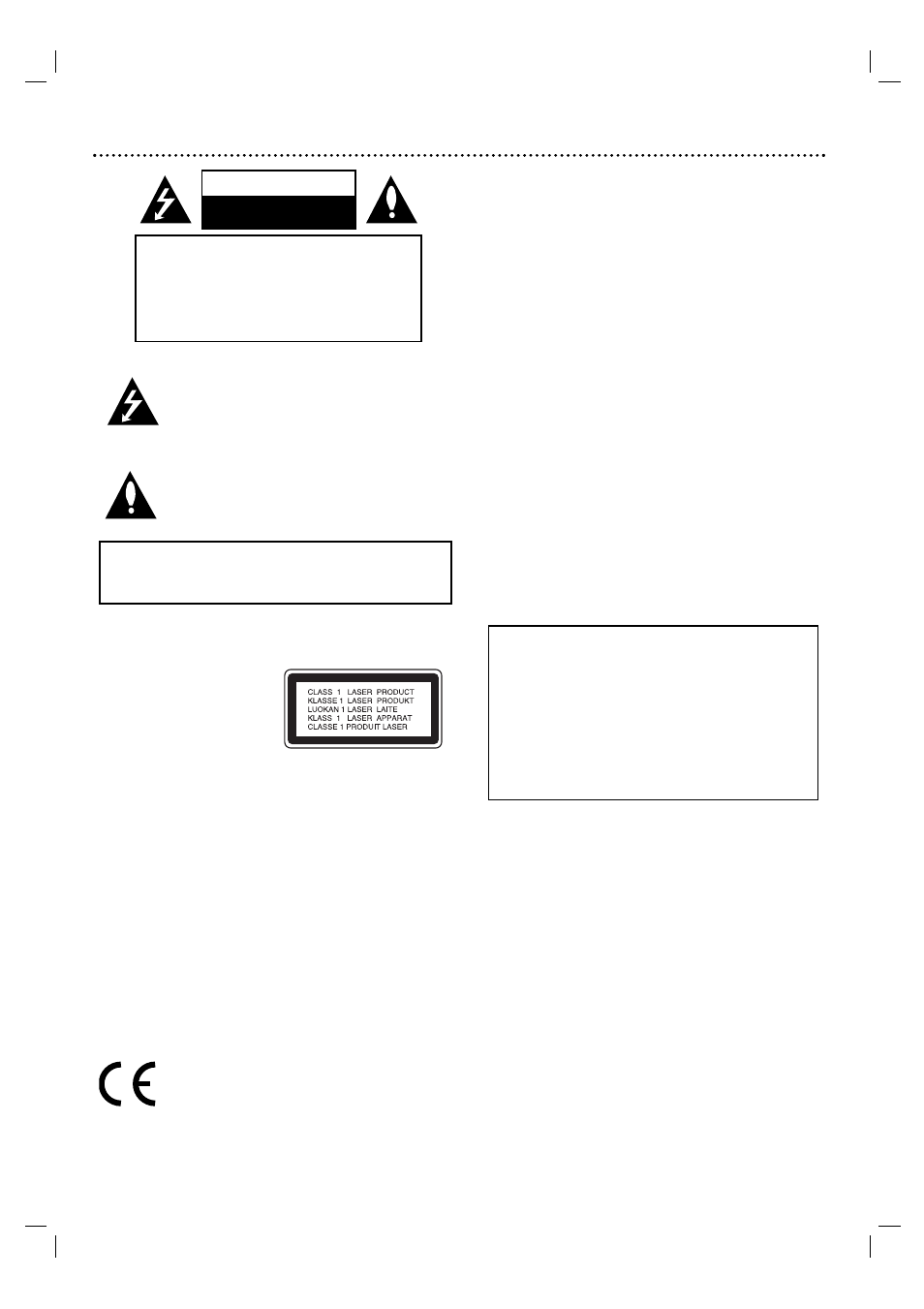 Safety precautions, Caution | Philips DVP3055V/19 User Manual | Page 2 / 37