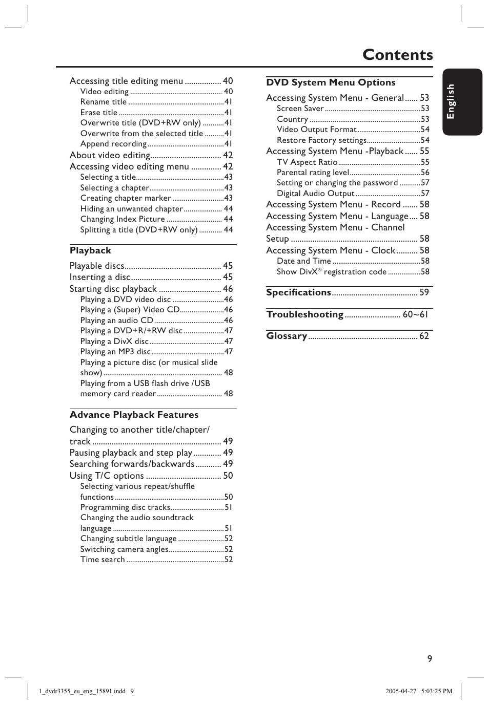 Philips HTS5700R User Manual | Page 31 / 84