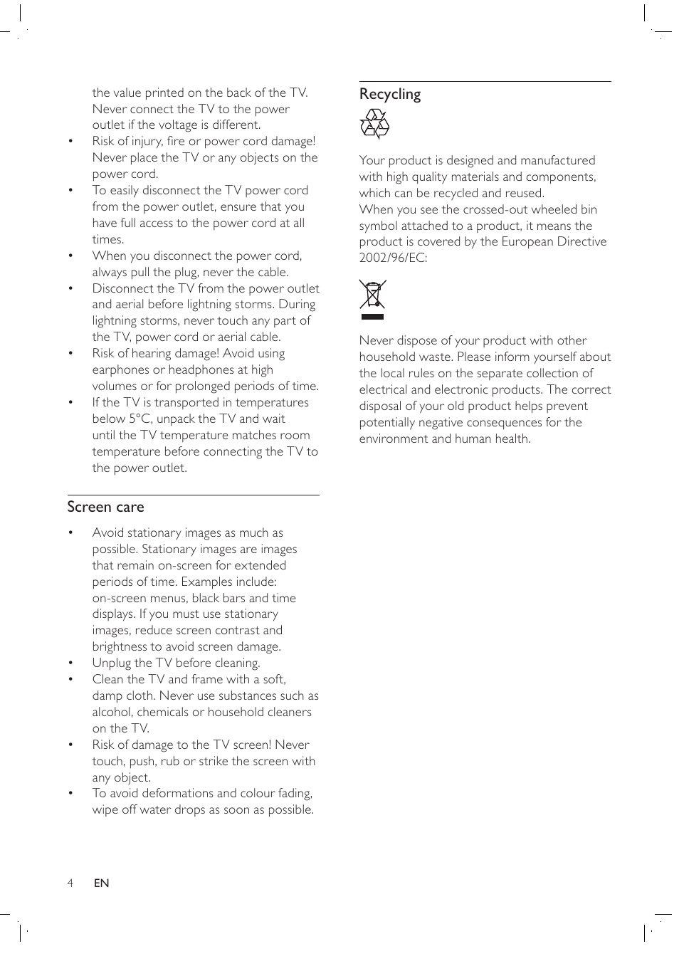 Philips 42PFL7409D/30 User Manual | Page 6 / 38