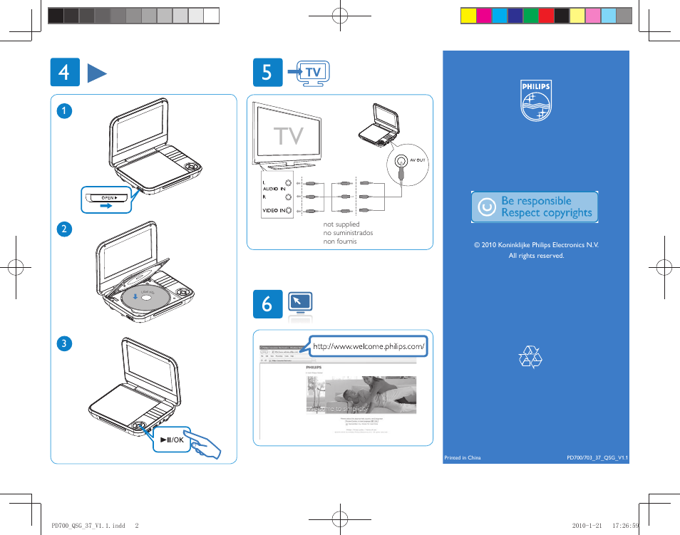 Philips PD700/37 User Manual | Page 2 / 2