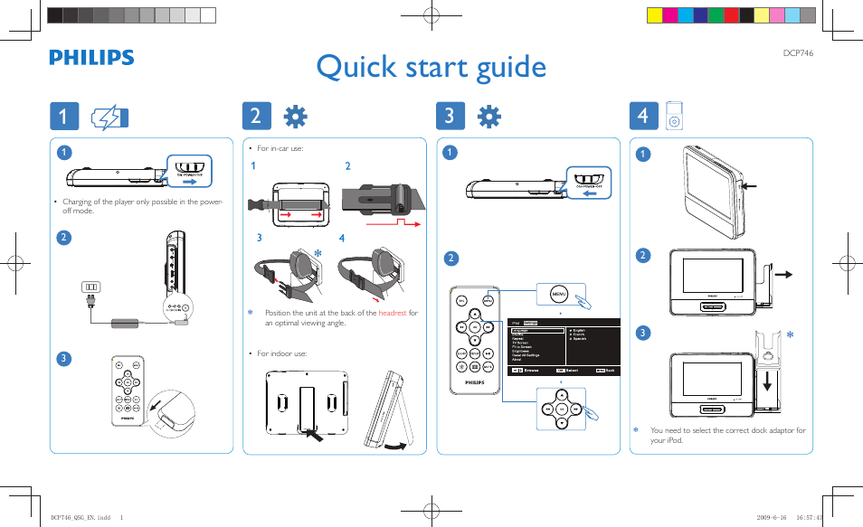 Philips DCP746/37 User Manual | 2 pages