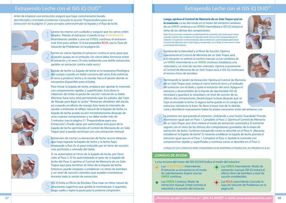 Extrayendo leche con el isis iq duo | Philips SCF294/02 User Manual | Page 30 / 34
