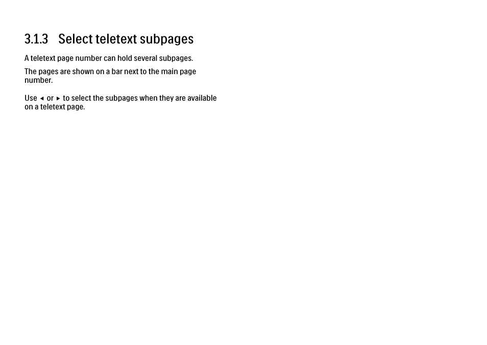 3 select teletext subpages | Philips 32PFL9604H User Manual | Page 116 / 263