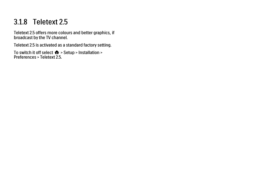 8 teletext 2.5 | Philips 32PFL9604H User Manual | Page 122 / 263