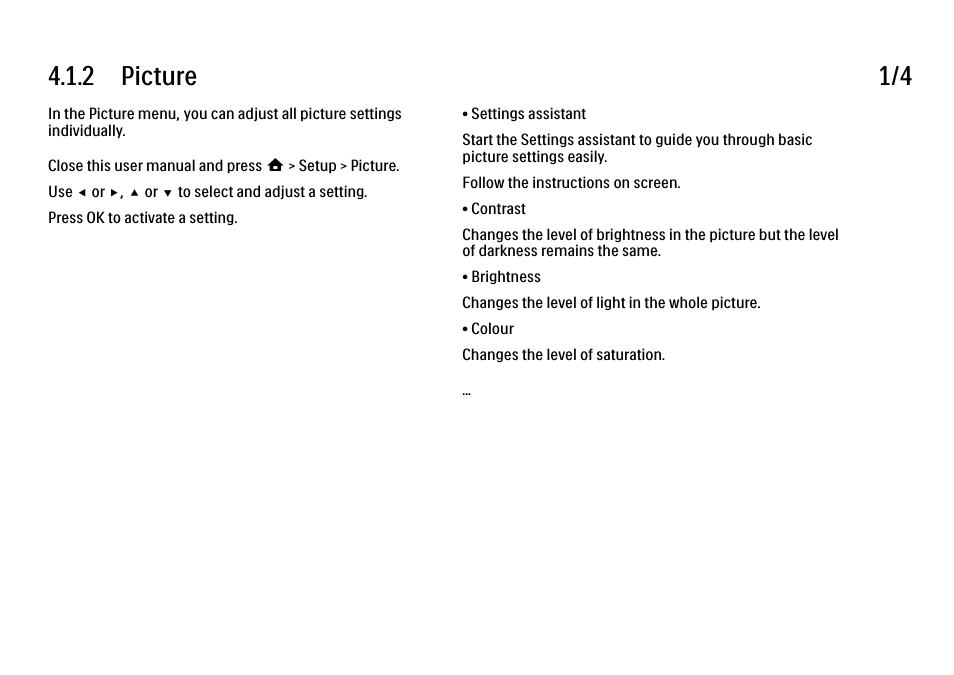 2 picture, 2 picture 1/4 | Philips 32PFL9604H User Manual | Page 146 / 263