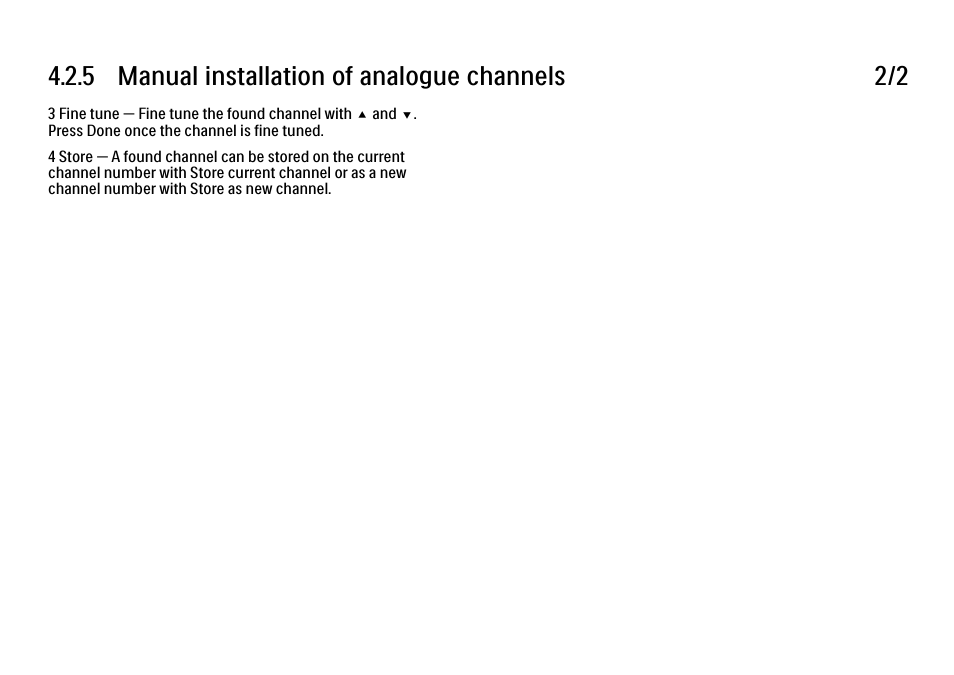 5 manual installation of analogue channels 2/2 | Philips 32PFL9604H User Manual | Page 163 / 263