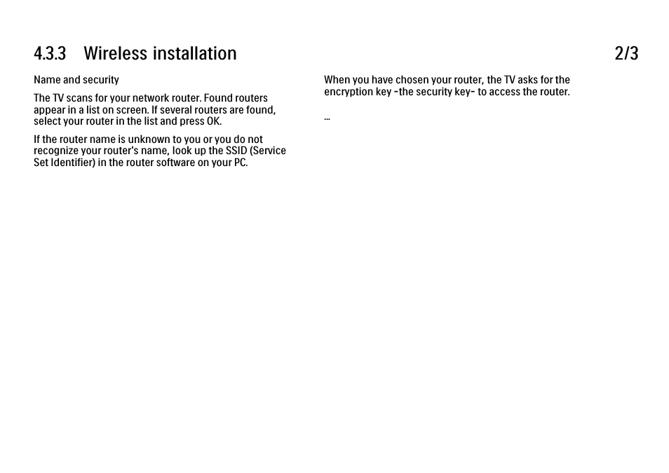 3 wireless installation 2/3 | Philips 32PFL9604H User Manual | Page 171 / 263