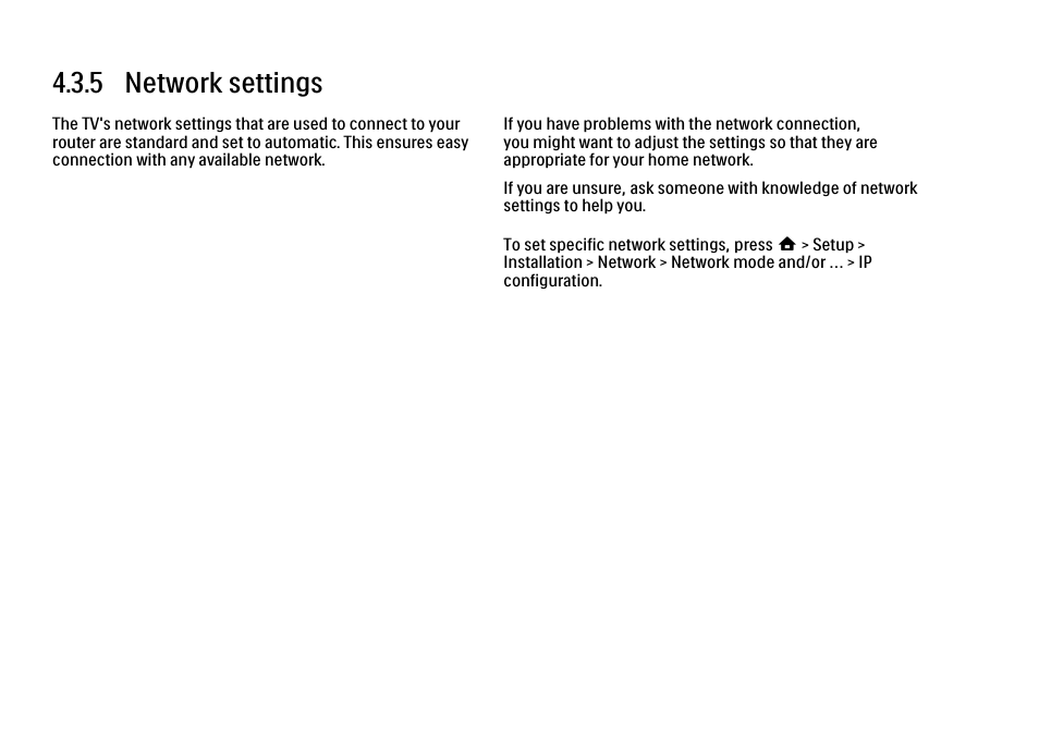 5 network settings | Philips 32PFL9604H User Manual | Page 174 / 263