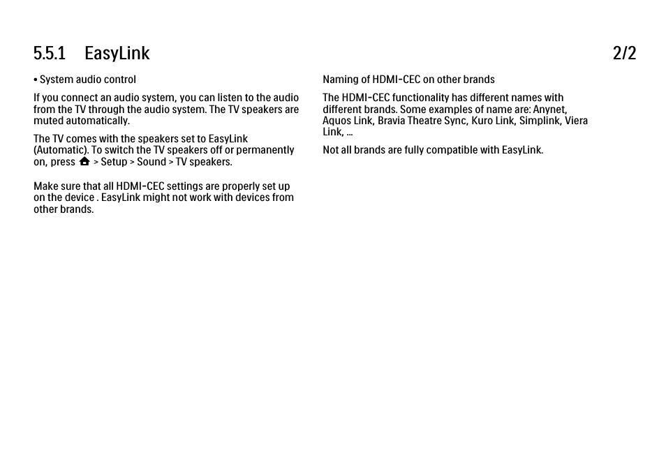 1 easylink 2/2 | Philips 32PFL9604H User Manual | Page 231 / 263