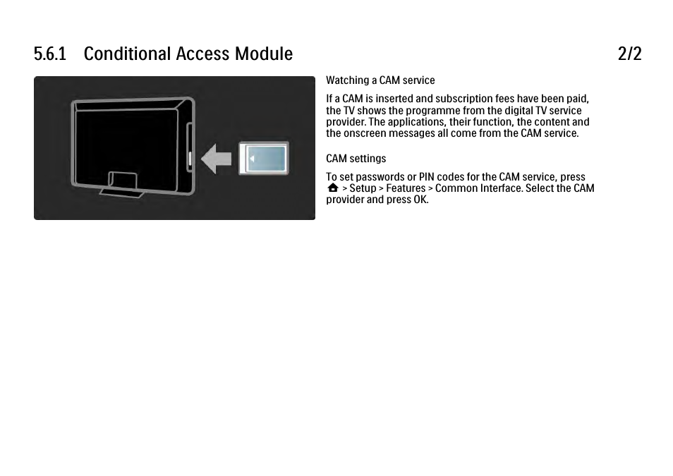 1 conditional access module 2/2 | Philips 32PFL9604H User Manual | Page 234 / 263