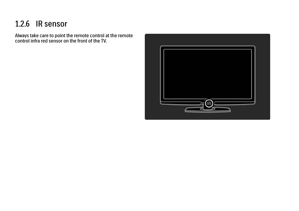 6 ir sensor | Philips 32PFL9604H User Manual | Page 25 / 263