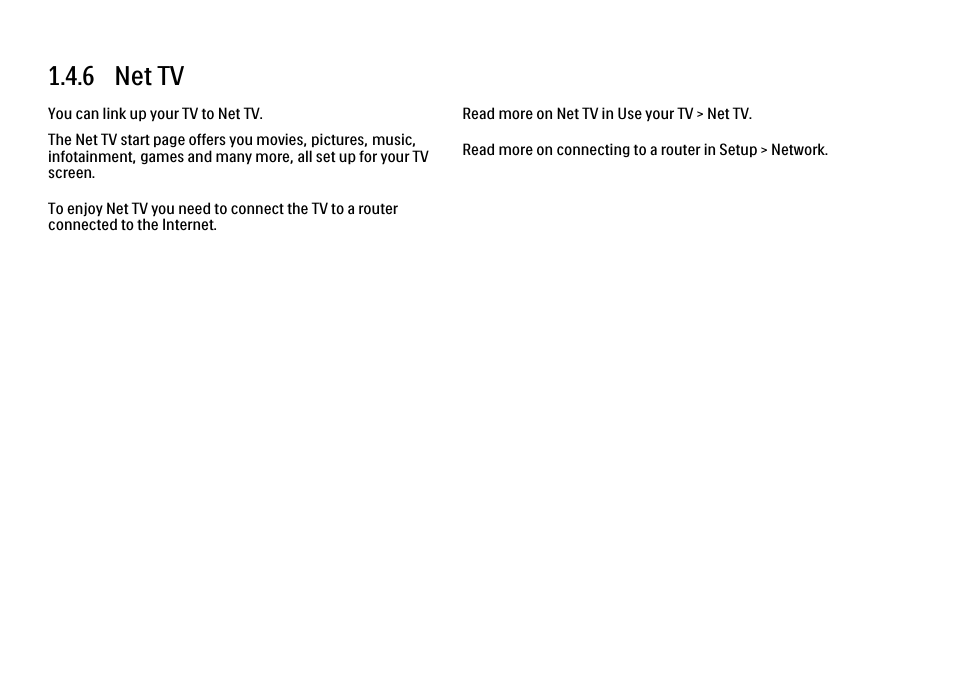 6 net tv | Philips 32PFL9604H User Manual | Page 33 / 263